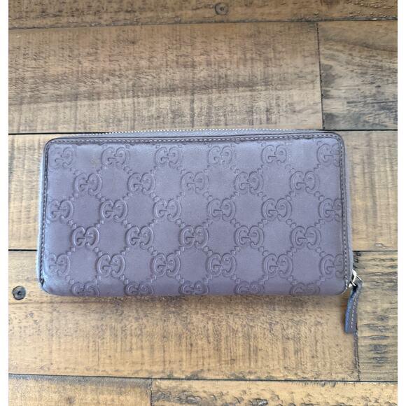 GUCCI Guccissima Princy Zip Around Long Wallet - Picture 2 of 12